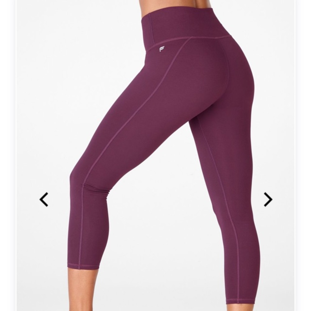 Fabletics High Waisted PowerHold Capri Leggings